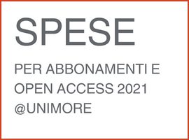 @UNIMORE | Spesa per abbonamenti e open access 2021